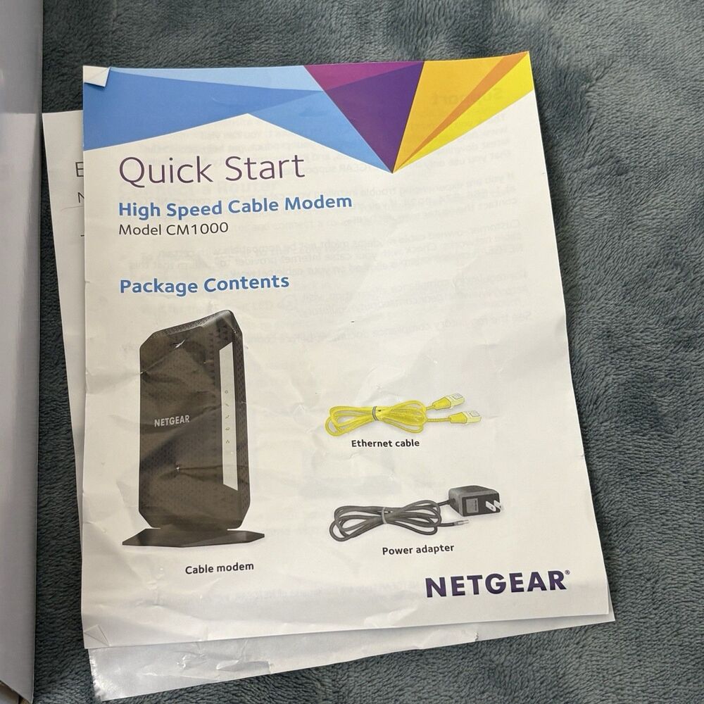 NETGEAR CM1000 High-Speed Cable Modem (Upto 6 Gbps) - Picture 8 of 16